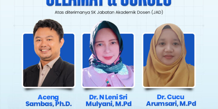 Rektor dan Sivitas Akademika Universitas Muhammadiyah Tasikmalaya Ucapkan Selamat atas Diterimanya SK Jabatan Akademik Lektor Kepala