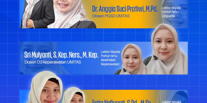 Tiga Dosen UMTAS Resmi meraih Jabatan Fungsional Lektor Kepala
